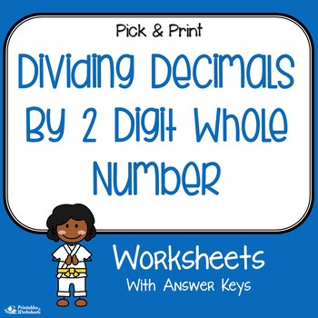 decimal division by whole number dividing decimals by 2 digit whole numbers