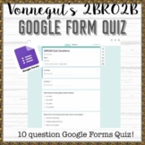 2BRO2B by Kurt Vonnegut Google Form Quiz multiple choice