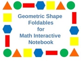 2D & 3D Geometric Figures Foldables