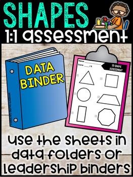 Preview of 2D & 3D Shape Assessment - Teacher 1 on 1 Assessment