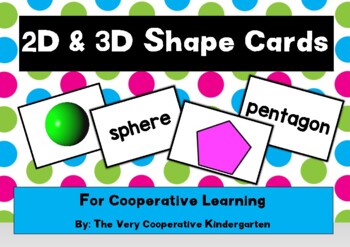 Preview of 2D & 3D Shape Cards