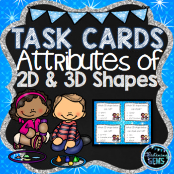 Preview of 2D and 3D Shapes Activity | Shapes and Attributes