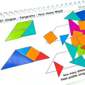 Preview of 2D & 3D Shapes 5 yo+