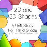 2D & 3D Shapes: A Unit Study for Third & Fourth Grade