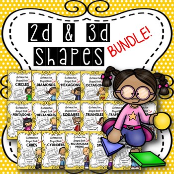 Preview of 2D & 3D Shapes BUNDLE {BACK TO SCHOOL}