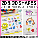 2D & 3D Shapes Identification - Bingo Game, Find and Cover