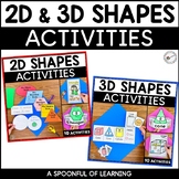 2D and 3D Shapes Activities and Worksheets