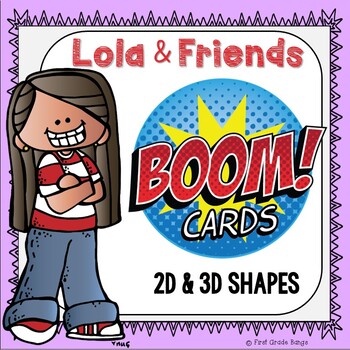 Preview of 2D & 3D Shapes (Geometry) Boom Cards Digital Resource
