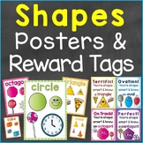 2D & 3D Shapes Reward Tags & Shapes Posters Bundle Set