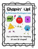 2D & 3D Shapes: Shapin' Up