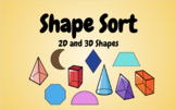 2D/3D Shapes Sort