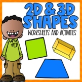 2D & 3D Shapes Worksheets & Activities