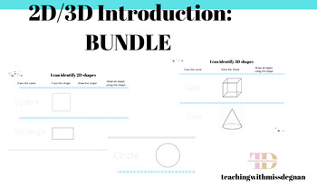 Preview of 2D/3D introduction activity