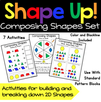 decomposing 2d shapes worksheets teaching resources tpt