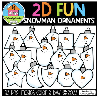 2D FUN Felt Shapes (P4 Clips Trioriginals) by P4 Clips Trioriginals