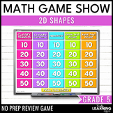 2D Shapes Geometry Game Show | 5th Grade Math Test Prep Activity