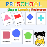 2D GEOMETRIC SHAPES,  36 Montessori Cards • Flash Cards No