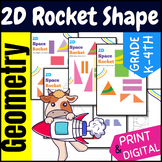 2D Geometric shapes - Rocket Building Adventure - 2d shape