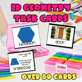 2D Geometry Task Cards for Math Centers