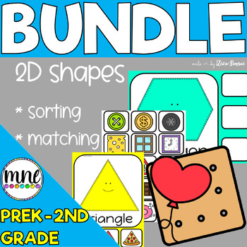 Preview of 2D Posters Sorting Matching and Strips Visuals Picture Cards BUNDLE