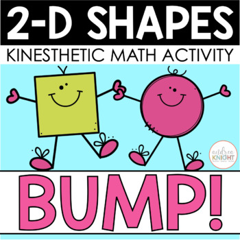 Preview of 2D SHAPES BUMP - Bump Math Activity - Google Slides for Kindergarten Geometry