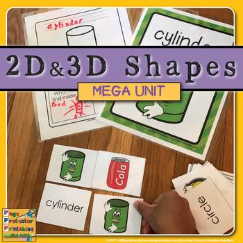 Preview of 2D and 3D Shapes Bundle