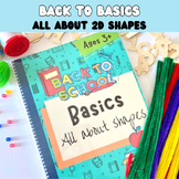2D shapes worksheets, Back to school learning, Preschool R