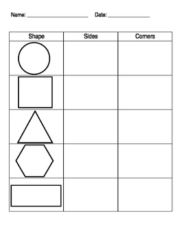 2D Shape Assessment by Ms Not Your Average Teacher | TPT