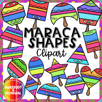 Preview of 2D Shape Clipart Maracas