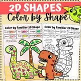 2D Shape - Color by Shape - Shape Coloring Pages - Color b