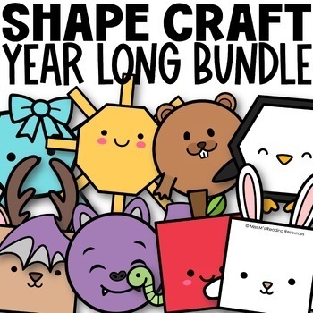 Preview of 2D Shapes Activities Shape Crafts Kindergarten Shape Craft Bulletin Board Ideas