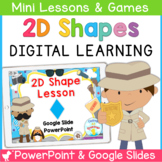 2D Shape Digital Centers | PowerPoint and Google Slides