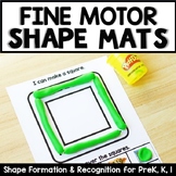 2D Shape Fine Motor Mats - PreK and Kindergarten Math