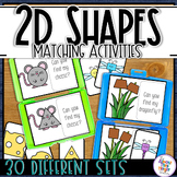 2D Shapes -  Matching 2D Shape Task Cards - 30 sets
