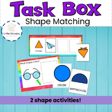 2D Shape Matching Task Cards Real Objects