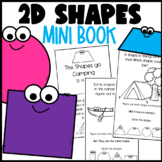 2D Shape Mini Book: Circle, Square, Rectangle, Trapezoid, 