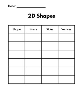 Preview of 2D Shape Organizer