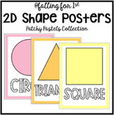 2D Shape Posters // PATCHY PASTELS