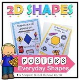 2D Shape Posters, Shapes in Everyday Objects