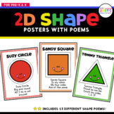2D Shape Posters With Poems - 13 Different Shapes