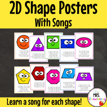 Preview of 2D Shape Posters With Songs