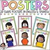 2D Shape Posters for the Primary Classroom | Pastel Rainbow