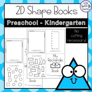 Shape Books For Preschool Worksheets Teaching Resources Tpt