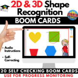 2D & 3D Shape Recognition Digital Progress Monitoring Activity