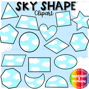 Preview of 2D Shape Sky Clipart