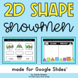 2D Shape Snowmen for Google Slides™