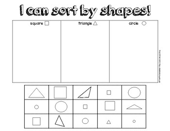 Preview of 2D Shape Sort