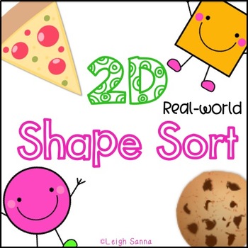 2d real world shape sort cut paste by leigh sanna tpt