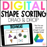 2D Shape Sort Digital Activity | Google Slides
