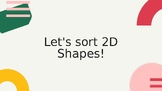 2D Shape Sort Game